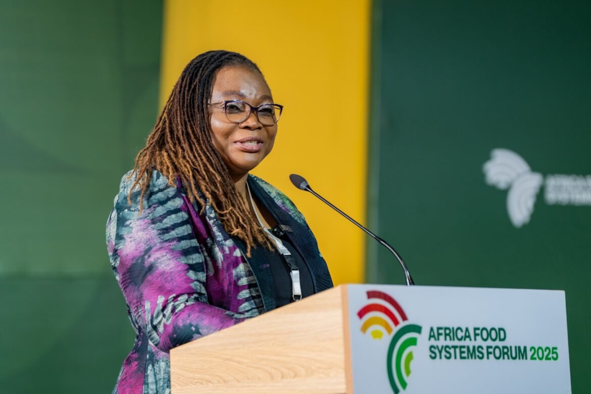 Adesuwa Ifedi, SVP for Africa Programs at Heifer International, urged leaders at AFS Forum 2025 to treat farmers, young innovators as business partners