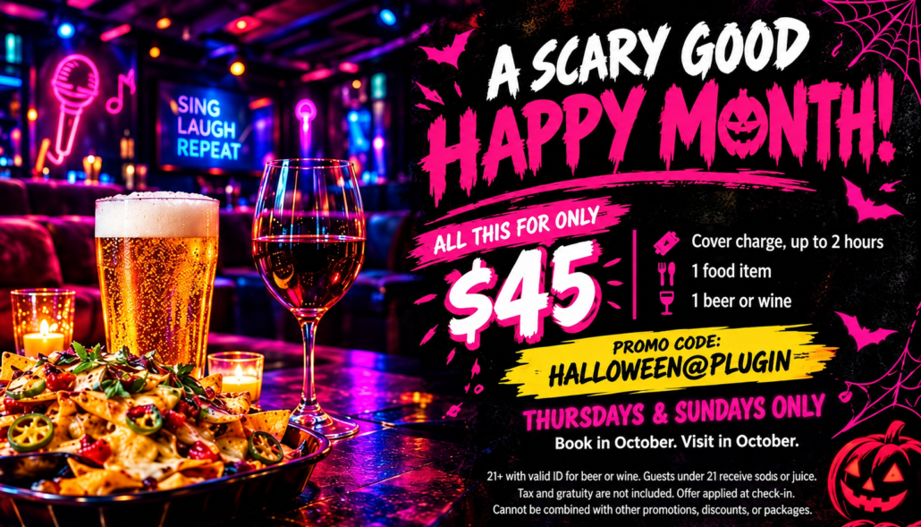 PlugIN Karaoke Sets the Stage for Unforgettable Private Halloween Celebrations