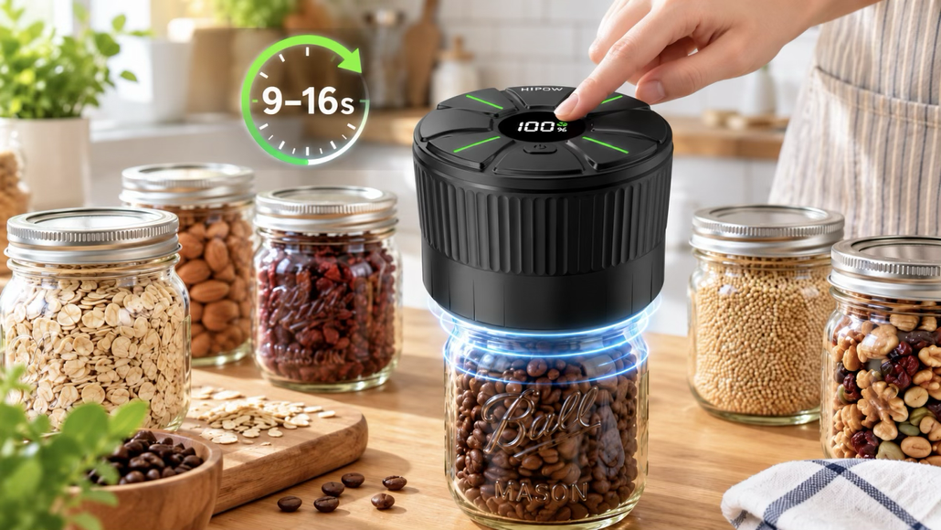 HTPOW Launches VP17 to Vacuum-Seal Mason Jars in as Little as 9 Seconds