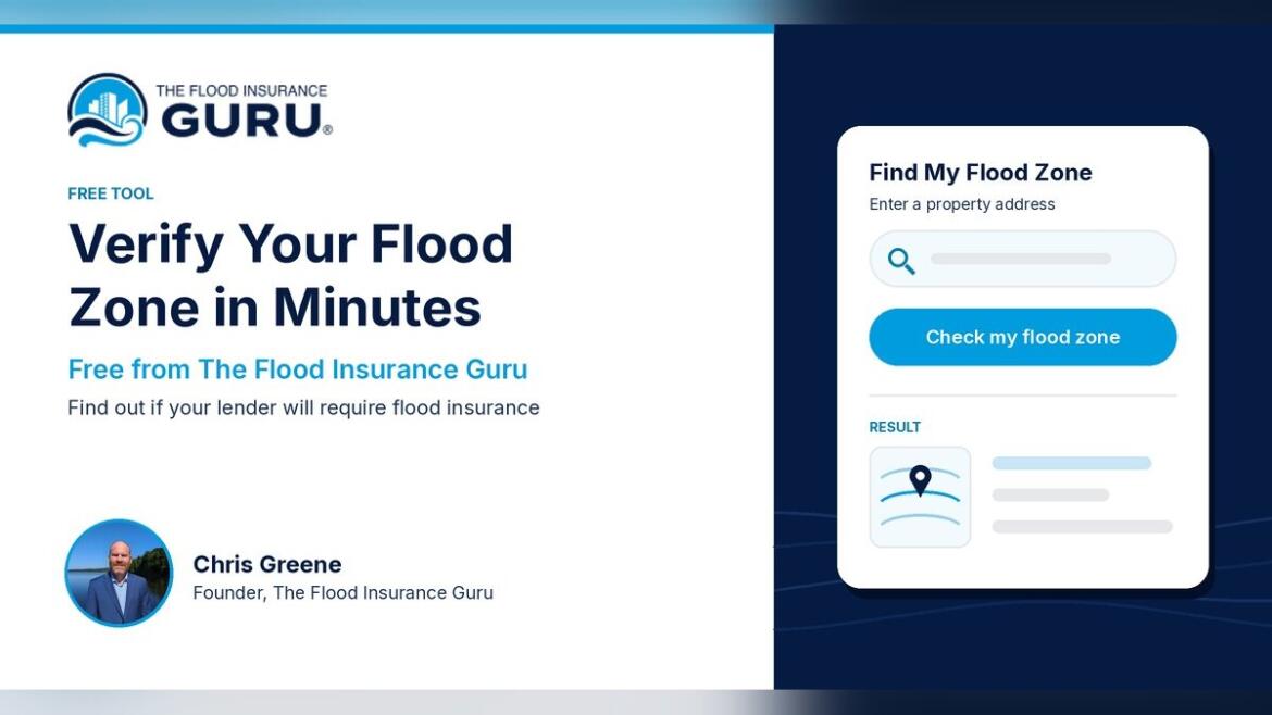 The Flood Insurance Guru Expands Access to Its Free Flood Zone Verification Tool